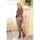 René Rofé2 Deep-V Longsleeve Fishnet Bodystocking