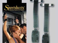 DOOR-JAM CUFFS SET, 2ER TÜRFESSELSET. SCHWARZ