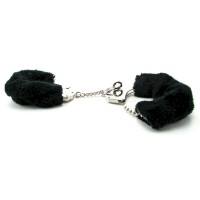 Sex and Mischief Furry Handcuffs Black