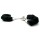 Sex and Mischief Furry Handcuffs Black