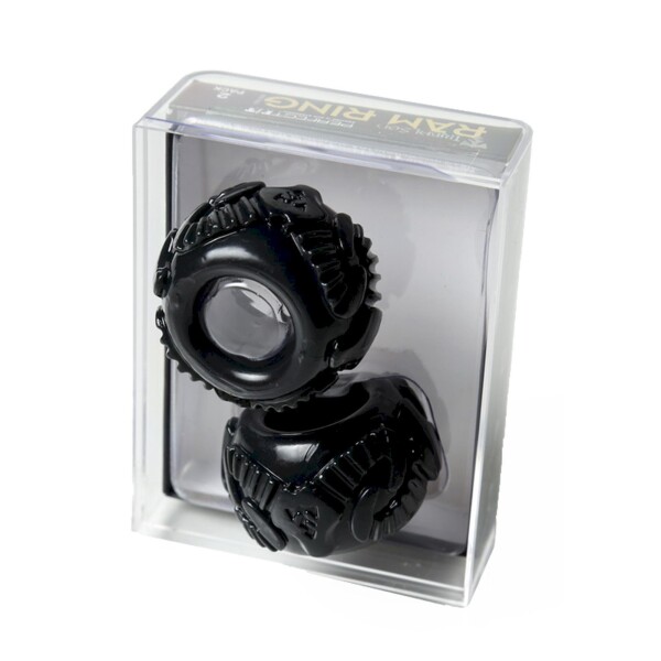 Perfect Fit Tribal Son Ram Ring - 2er
