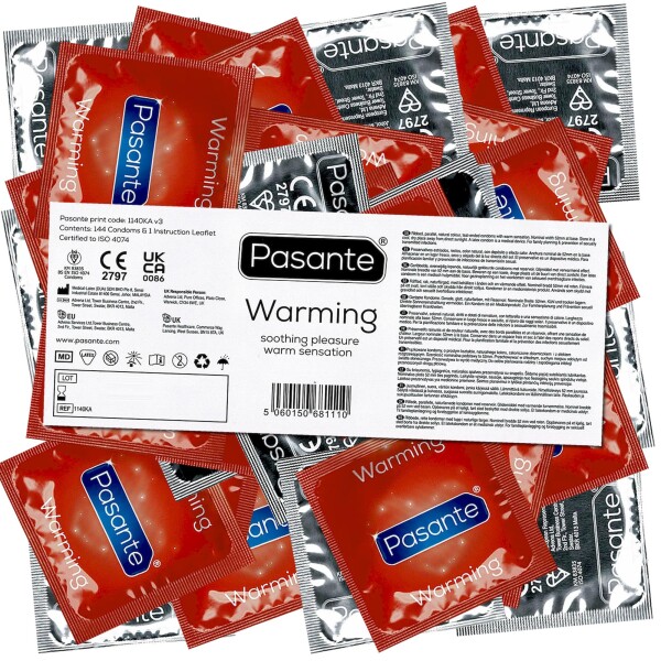 Pasante Warming Kondome 144 Stück