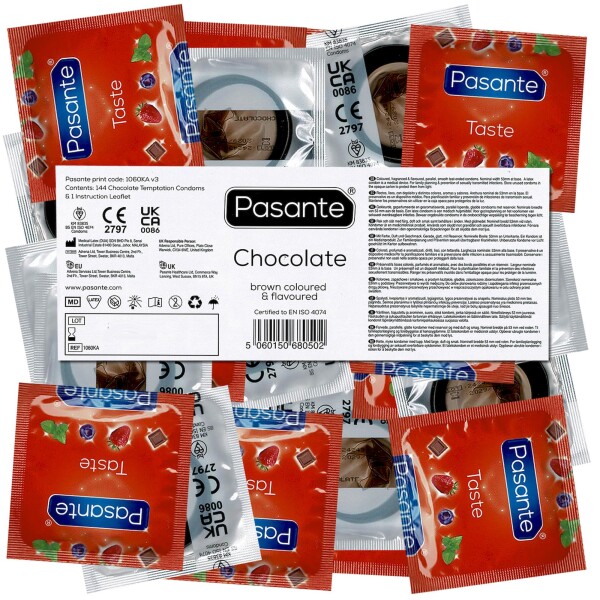 Pasante Chocolate Kondome 144 Stück
