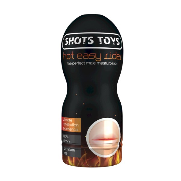 Shots Toys Easy Rider - Warming Masturbator - Mouth
