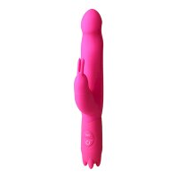 Honey Bunny Vibrator aus Silikon in Pink