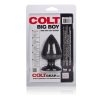 Colt Seamless Silicone Black Buttplug