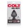 Colt Seamless Silicone Black Buttplug