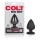 Colt Seamless Silicone Black Buttplug