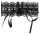 Cottelli Collection Stick Embroidered Collar with Rhinestones