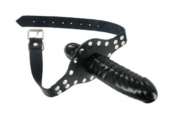 Strict Leather Dildo-Mundstück mit Gurt