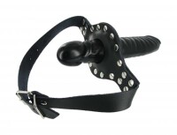 Strict Leather Dildo-Mundstück mit Gurt