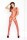Passion roter Ouvert Bodystocking BS013