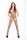 Passion Schwarzer Oupett Bodystocking BS014