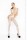 Passion White Ouvert Bodystocking BS030