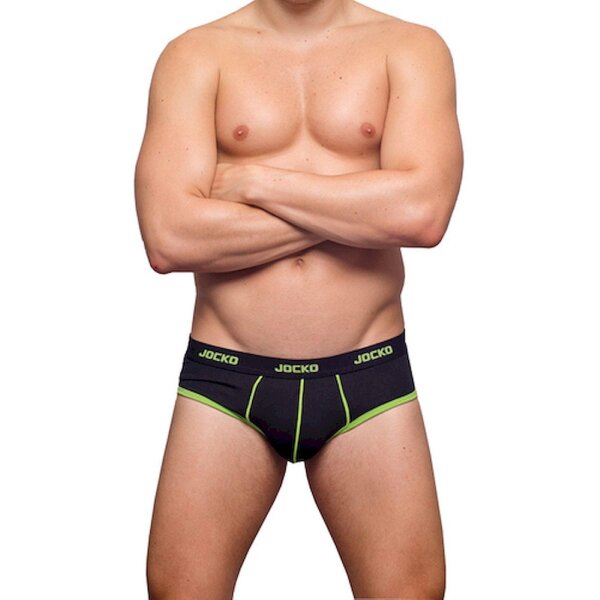 Jocko Herrenslip mit Polsterung in Schwarz XL