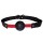 Sex and Mischief Ball Gag in Black/Red