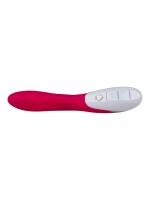 Mystim Vibrator pink Sassy Simon mit Wellenstruktur