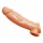 Size Matters Realistic Penis Sleeve and Ball Stretcher - Skin Tone