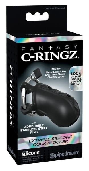 FANTASY C-RINGZ Extreme Silicone Cock Bloc