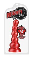 Mighty Butt Plug Metallic Color ca.17cm red