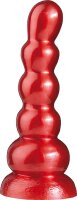 Mighty Butt Plug Metallic Color ca.17cm red