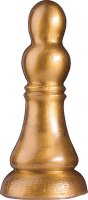 Mighty Butt Plug Metallic Color ca.15.0cm gold