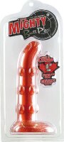 Mighty Butt Plug Metallic Color ca.15.0cm red