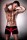 Passion Menswear Schwarze Wetlook Shorts