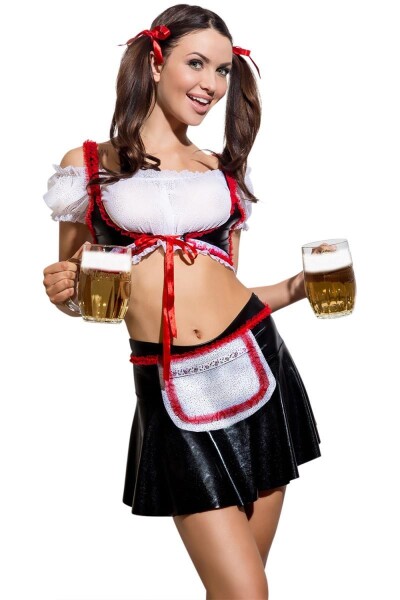 Hamana Dessous 5-teiliges Outfit Waitress Heidi