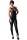 MeSeduce Schwarzes Wetlook Catsuit Demi