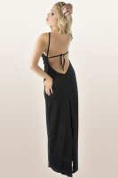 schwarzes langes Kleid von Andalea
