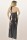 Andalea Langes Silbernes Wetlook-Kleid M/1070