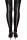7Heaven Black Straps Tights A0190