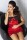 Passion rot/schwarze Chemise Lena