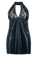 schwarze Wetlook Chemise SB/1001 von Andalea