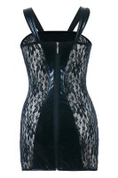 schwarze Wetlook Chemise von Andalea
