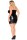 schwarze Chemise SB/1018 Sexy Base Kollektion by Andalea