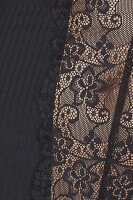 schwarzes Chemise Zoja von Passion Plus Size