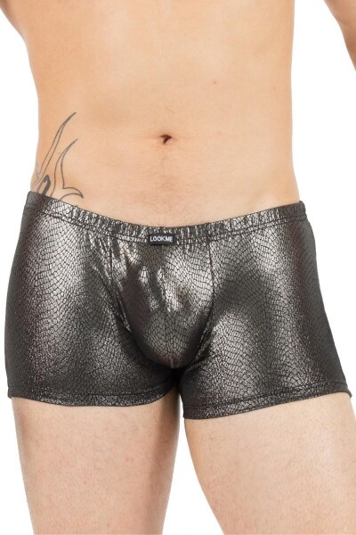 Silberner Herren-Boxer Reptile von Look Me