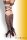 Provocative Schwarz/Beige Straps-Strümpfe PR0033