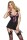 7Heaven Schwarzes Strapsbody Caseres S/M