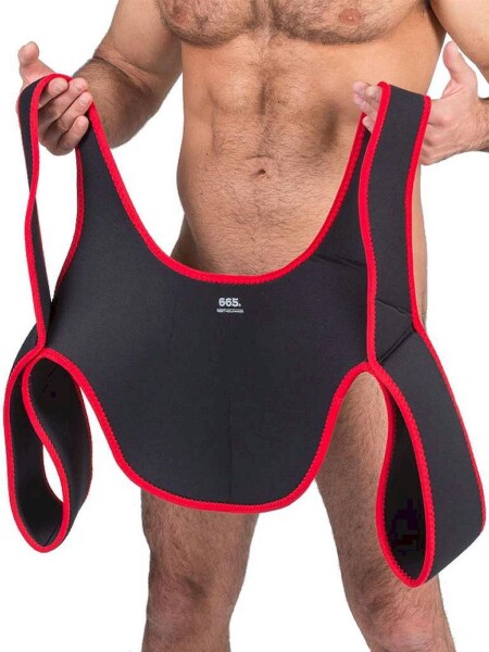 665 Neoprene Sling Band Red Trim