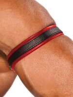 Colt Leather Bicep Strap - Red