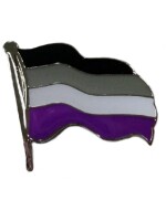 Prideitems Pin Waving Asexual Flag (6er Pack)