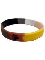 Bear Pride Bracelet Silicone / Armband schmal