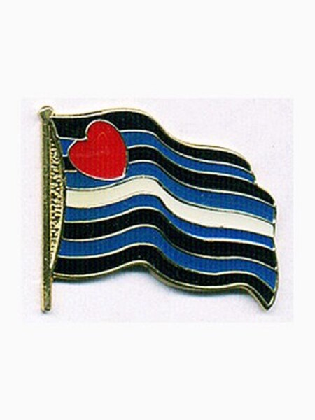 Pin Wavin Leather Flagg (6er Pack)
