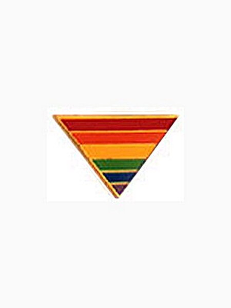 Pin Regenbogen Dreieck/ Rainbow Triangle (6er Pack)