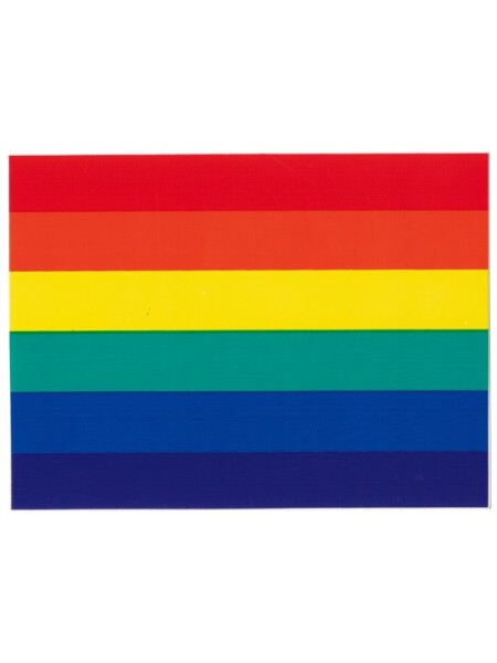 Rainbow Pride Aufkleber / Sticker 5,0 x 7,6cm / 2 x 3 inch