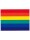 Rainbow Pride Aufkleber / Sticker 5,0 x 7,6cm / 2 x 3 inch