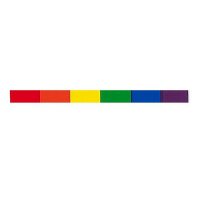 Rainbow Aufkleber / Sticker 0,6 x 9,5cm / 0.25 x 3.5 inch...